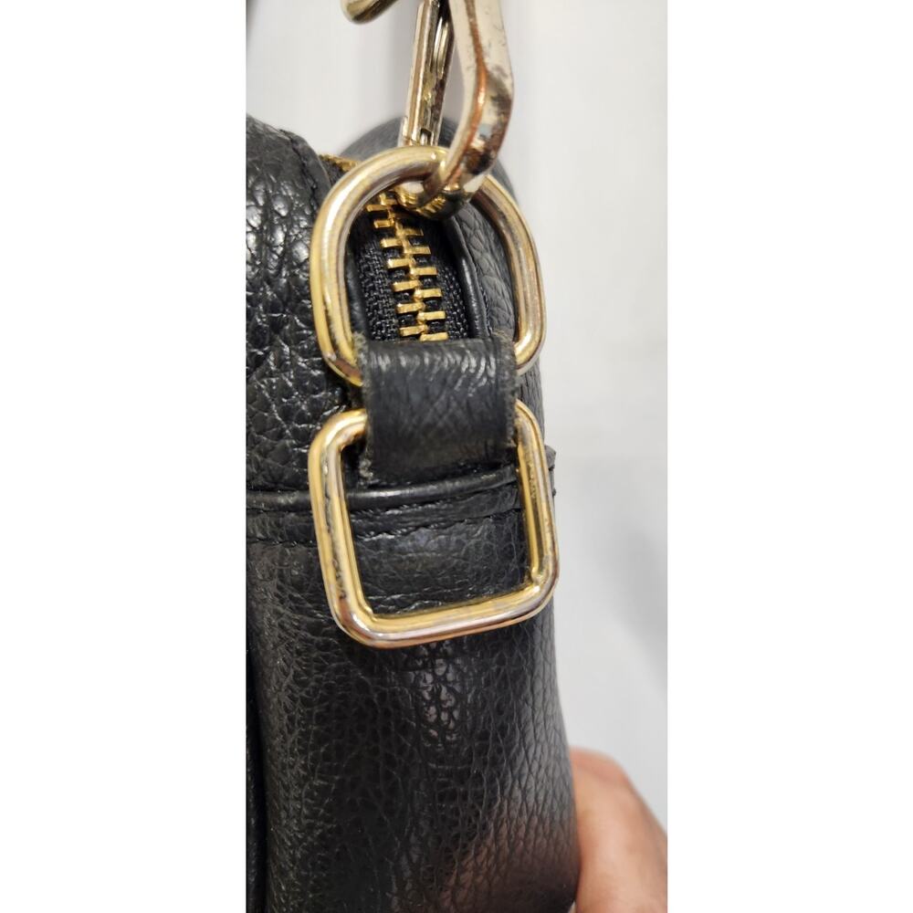 Elie Beaumont Leather Made In Italy Tassel Crossbody Black - Picture 6 of 9
